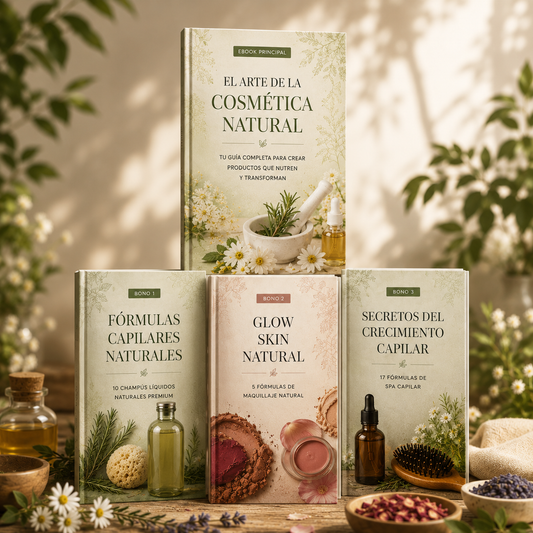 Aprende Cosmética Natural Premiun  desde Cero y Emprende